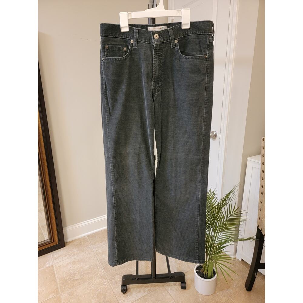 Abercrombie & Fitch Vintage Green Corduroy Pants